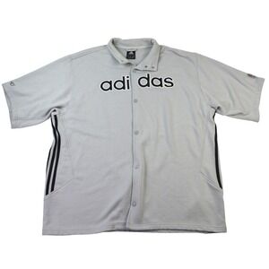 Adidas Kevin‎ Garnett Snap Front Warm Up Jersey SweatShirt Men's 2XL Basketball